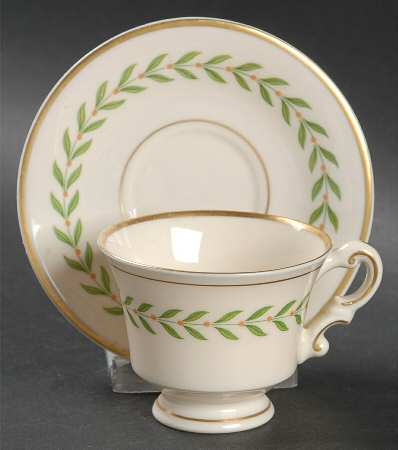 Greenwood Footed Demitasse Cup & Saucer Set