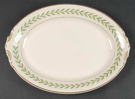 Greenwood 13" Oval Serving Platter by Syracuse