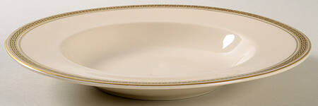 Greek Key Rim Soup Bowl