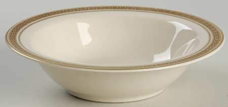 Greek Key Rim Cereal Bowl