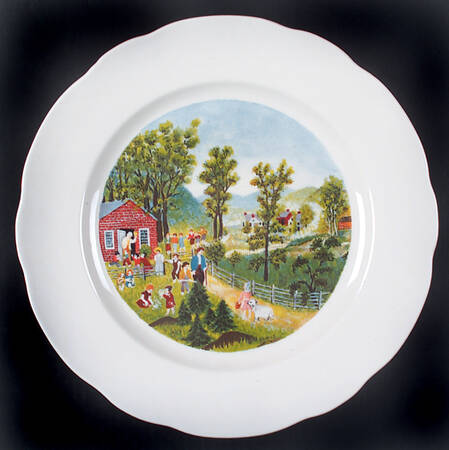 Grandma Moses Service Plate (Charger)
