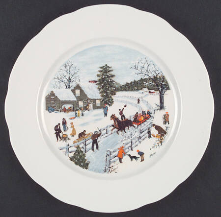 Grandma Moses Service Plate (Charger)