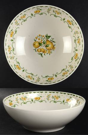 Harvest Gold 9" Round Vegetable Bowl