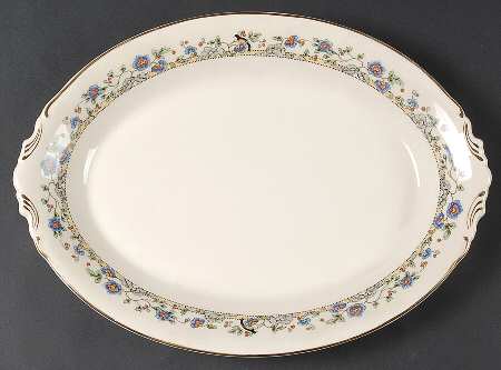 Hampton 13" Oval Serving Platter by Syracuse
