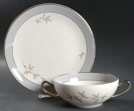 Harmony Flat Cream Soup Bowl & Saucer Set