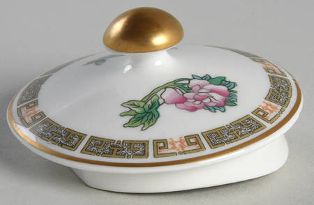 Indian Tree Pink (Scallop Edge) Lid for Teapot