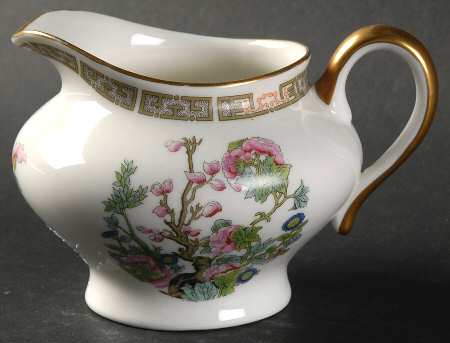 Indian Tree Pink (Smooth Edge) Creamer
