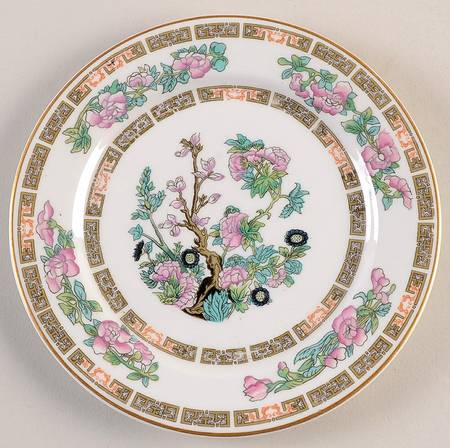 Indian Tree Pink (Smooth Edge) Dessert/Pie Plate