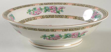 Indian Tree Pink (Smooth Edge) 7" Round Vegetable Bowl
