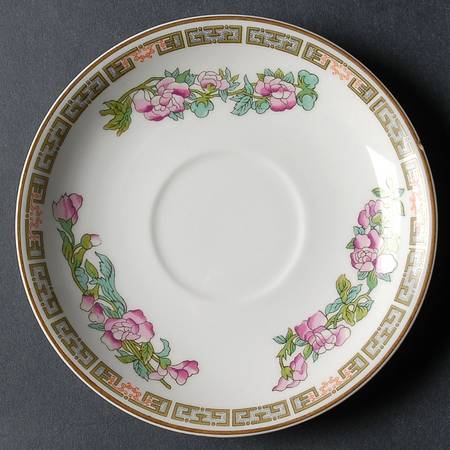Indian Tree Pink (Smooth Edge) Saucer