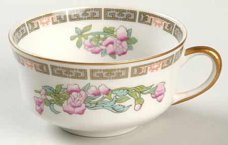 Indian Tree Pink (Smooth Edge) Flat Cup