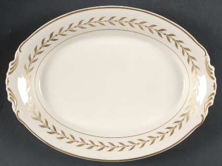 Jefferson 12" Oval Serving Platter by Syracuse