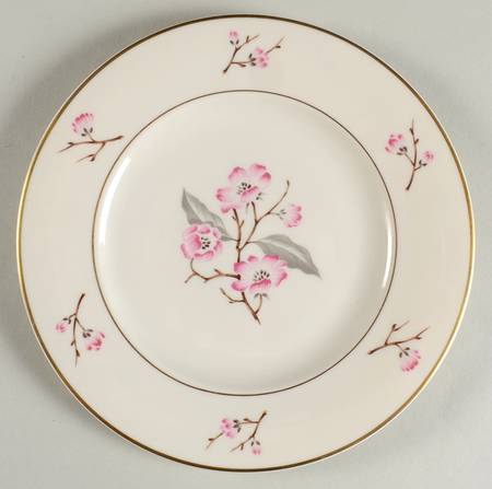 Jubilee (Pink Flowers) Salad Plate