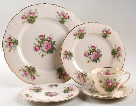 June Rose 5 Piece Place Setting