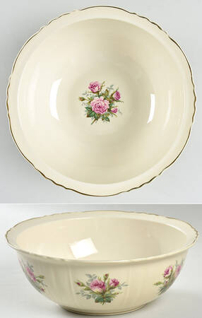 June Rose Round Vegetable No Lid