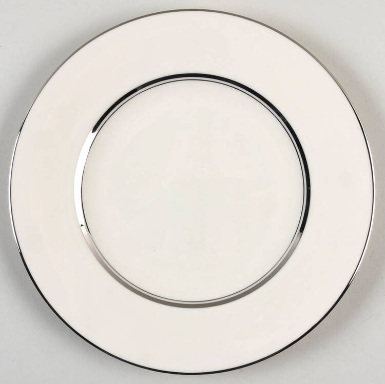Kent (Platinum Trim) Salad Plate