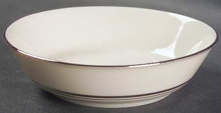 Kent (Platinum Trim) Fruit/Dessert (Sauce) Bowl