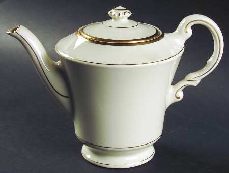 Kent (Gold Trim) Teapot & Lid