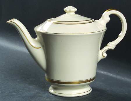 Kent (Gold Trim) Teapot & Lid