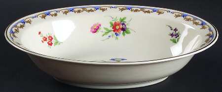 Lady Louise 9" Oval Vegetable Bowl by Syracuse