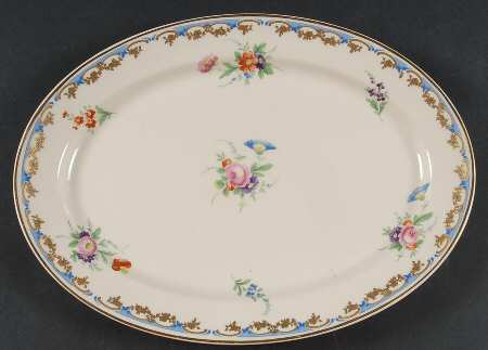 Lady Louise 12" Oval Serving Platter