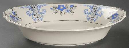 Lady Mary 10" Oval Vegetable Bowl