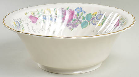 Lilac Rose 8" Round Vegetable Bowl