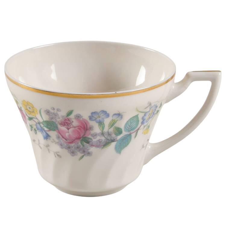 Lilac Rose Flat Cup