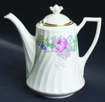 Lilac Rose Coffee Pot & Lid