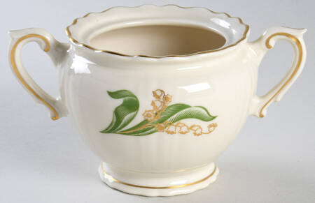 Lily of The Valley (Gold Trim) Sugar Bowl No Lid