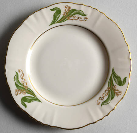 Lily of The Valley (Gold Trim) Bread & Butter Plate