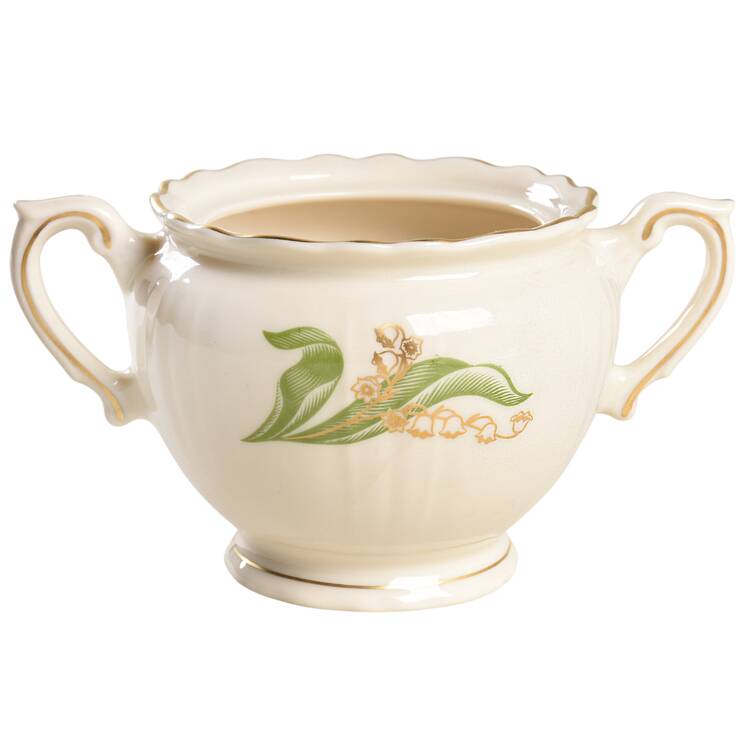 Lily of The Valley (Gold Trim) Sugar Bowl No Lid