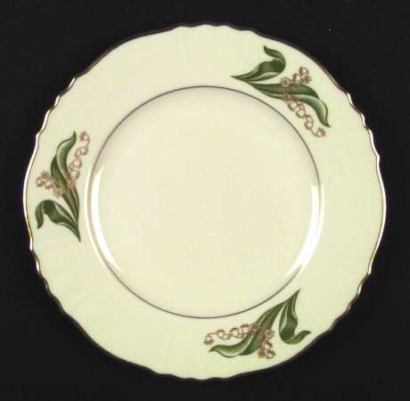Lily of The Valley (Gold Trim) Salad Plate