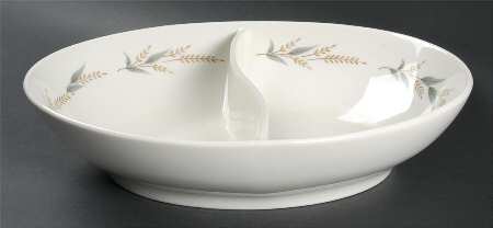Lynnfield 10" Oval Divided Vegetable Bowl