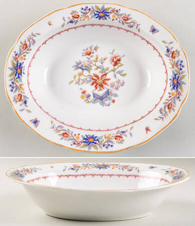 Mandarin 9" Oval Vegetable Bowl