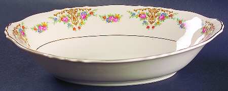 10" Oval Vegetable Bowl
