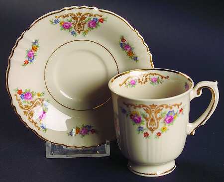 Marietta Footed Demitasse Cup & Saucer Set