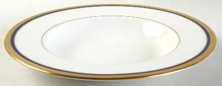 Marlborough Blue Rim Soup Bowl