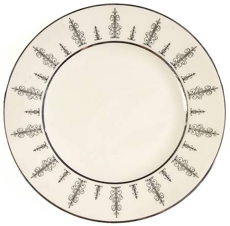 Marquesa Black Bread & Butter Plate