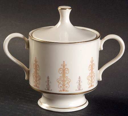 Marquesa Gold Sugar Bowl & Lid