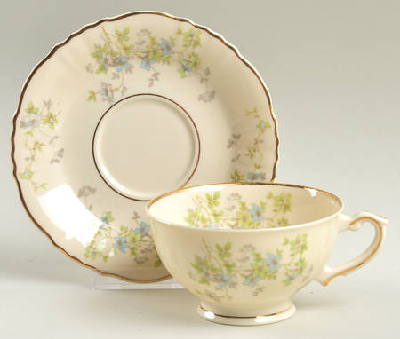 Mayview Footed Cup & Saucer Set