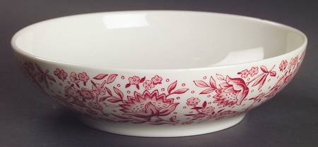 Mayflower Red Coupe Soup Bowl