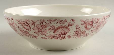 Mayflower Red 9" Round Vegetable Bowl