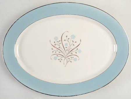 Meadow Breeze 14" Oval Serving Platter