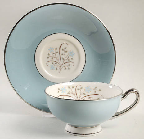 Meadow Breeze Footed Cup & Saucer Set