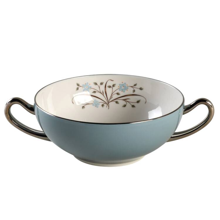 Meadow Breeze Flat Cream Soup Bowl