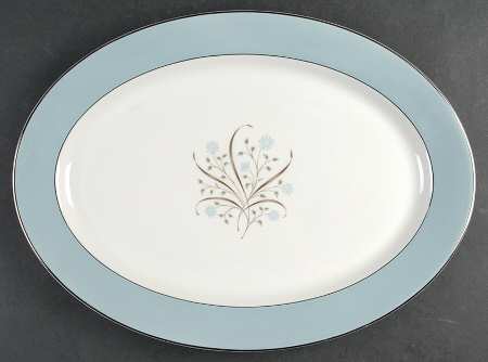 Meadow Breeze 16" Oval Serving Platter