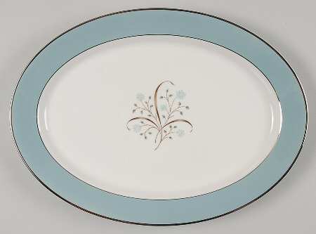 Meadow Breeze 12" Oval Serving Platter