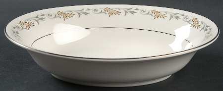 Melodie 10" Oval Vegetable Bowl