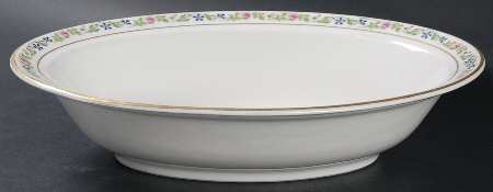 Melrose 10" Oval Vegetable Bowl